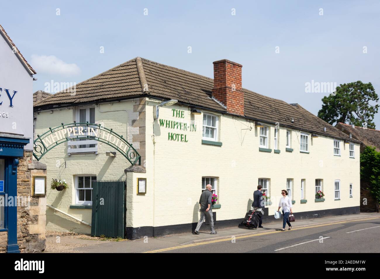 Brook Whipper-In Hotel, Market Place, Oakham, Rutland, England, Vereinigtes Königreich Stockfoto