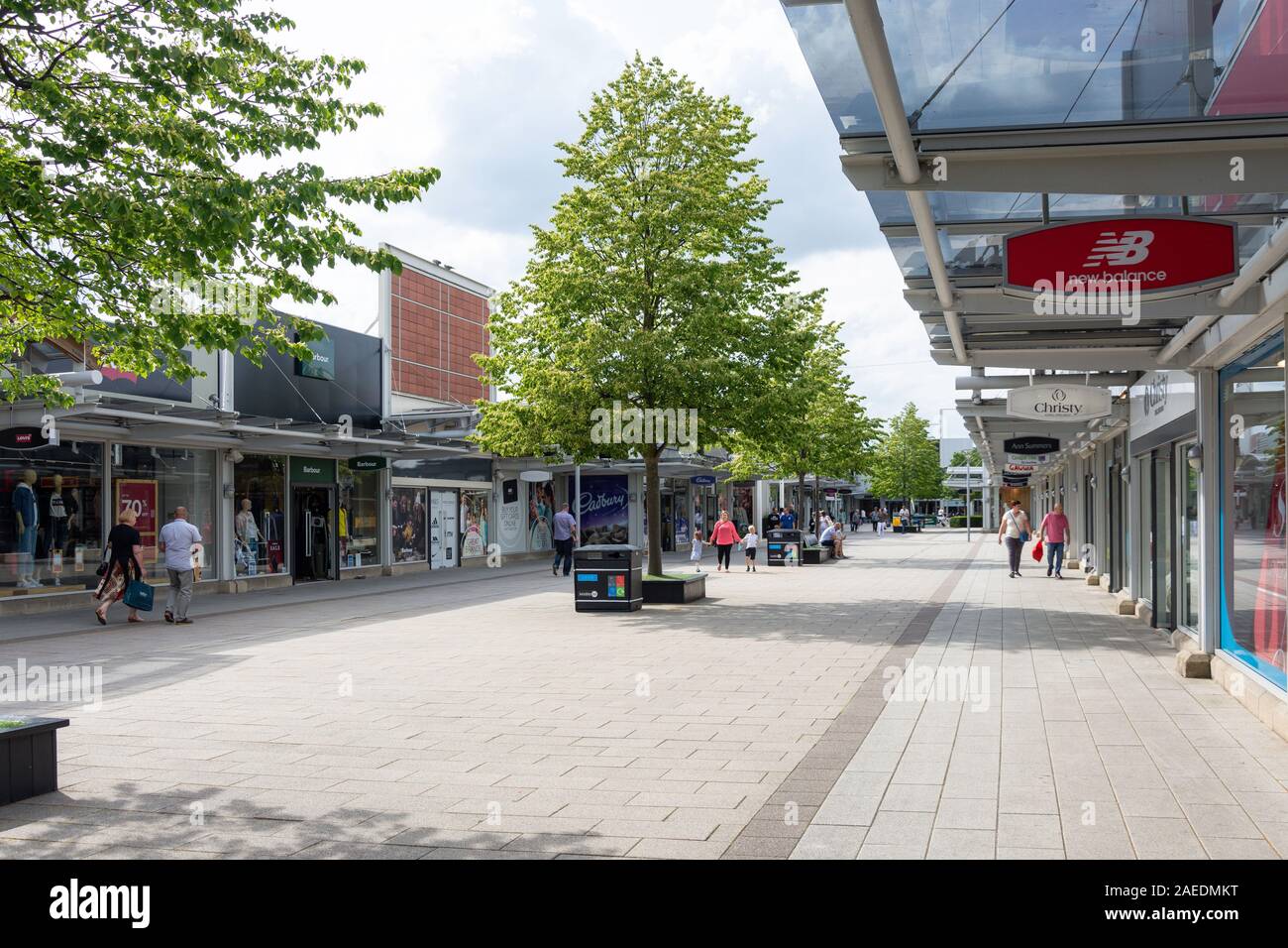 Fashion Stores in 32 Freeport Outlet, carwood Straße, Glasshoughton, Castleford, West Yorkshire, England, Vereinigtes Königreich Stockfoto