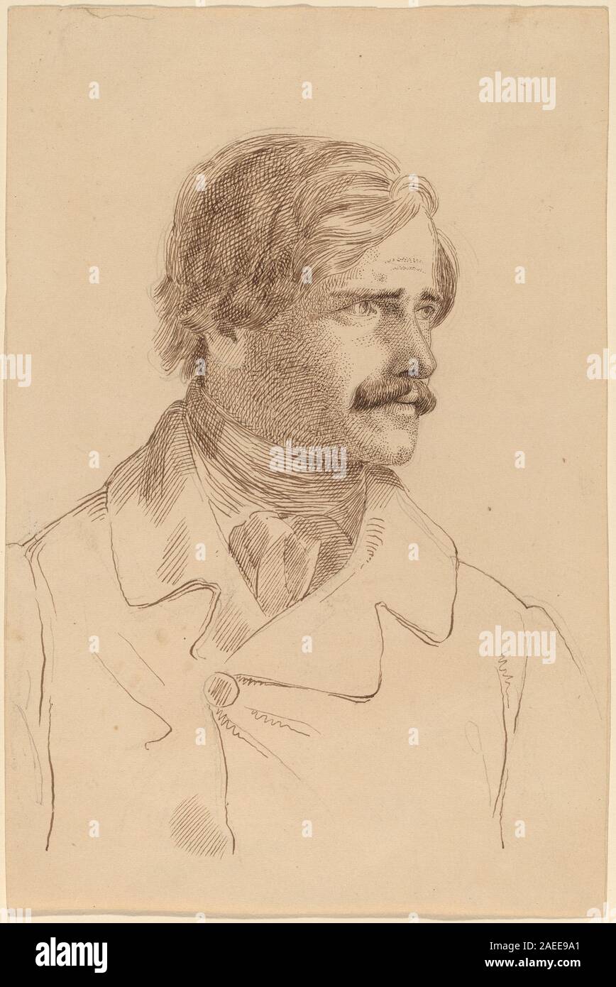 Der Bruder des Künstlers Richard Greenough von Horatio Greenough, um 1850, zeigt ein männliches Porträt mit Gesichtszügen, Haltung, Ausdruck und plastischem Stil aus der Mitte des 19. Jahrhunderts. Stockfoto