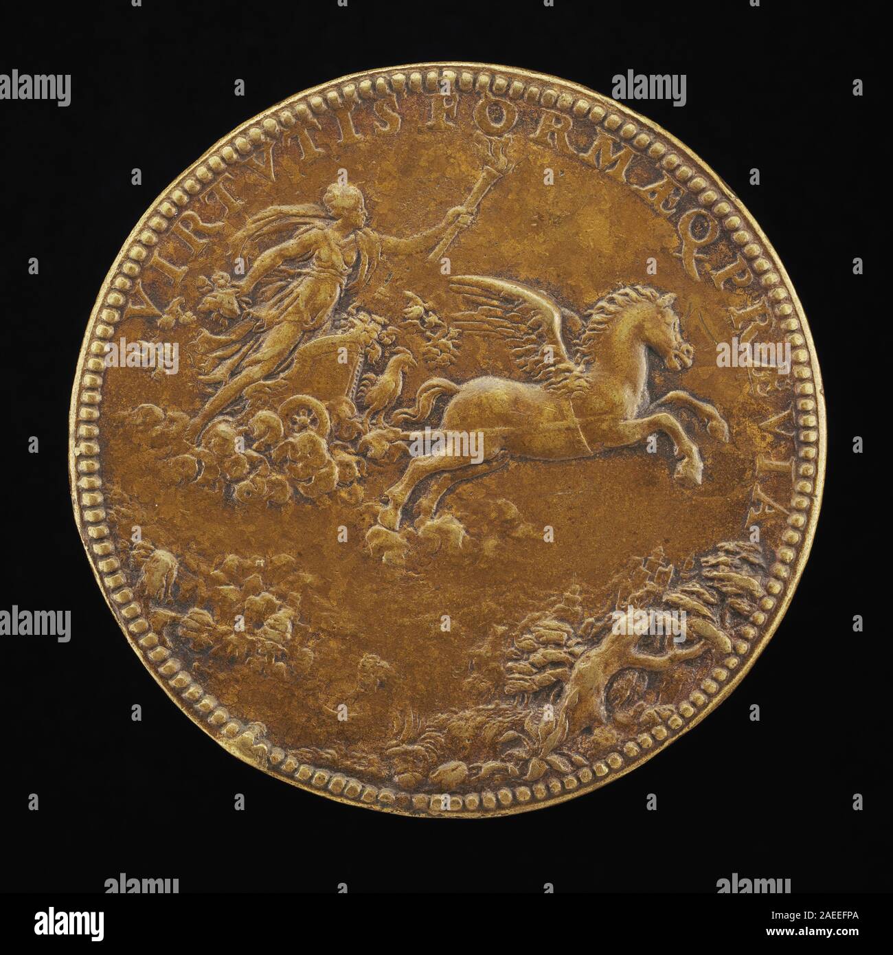 Jacopo Nizzola da Trezzo, Aurora, der durch die Himmel (rückwärts), 1552 Aurora Reiten durch den Himmel [REVERSE]; 1552 Datum Stockfoto