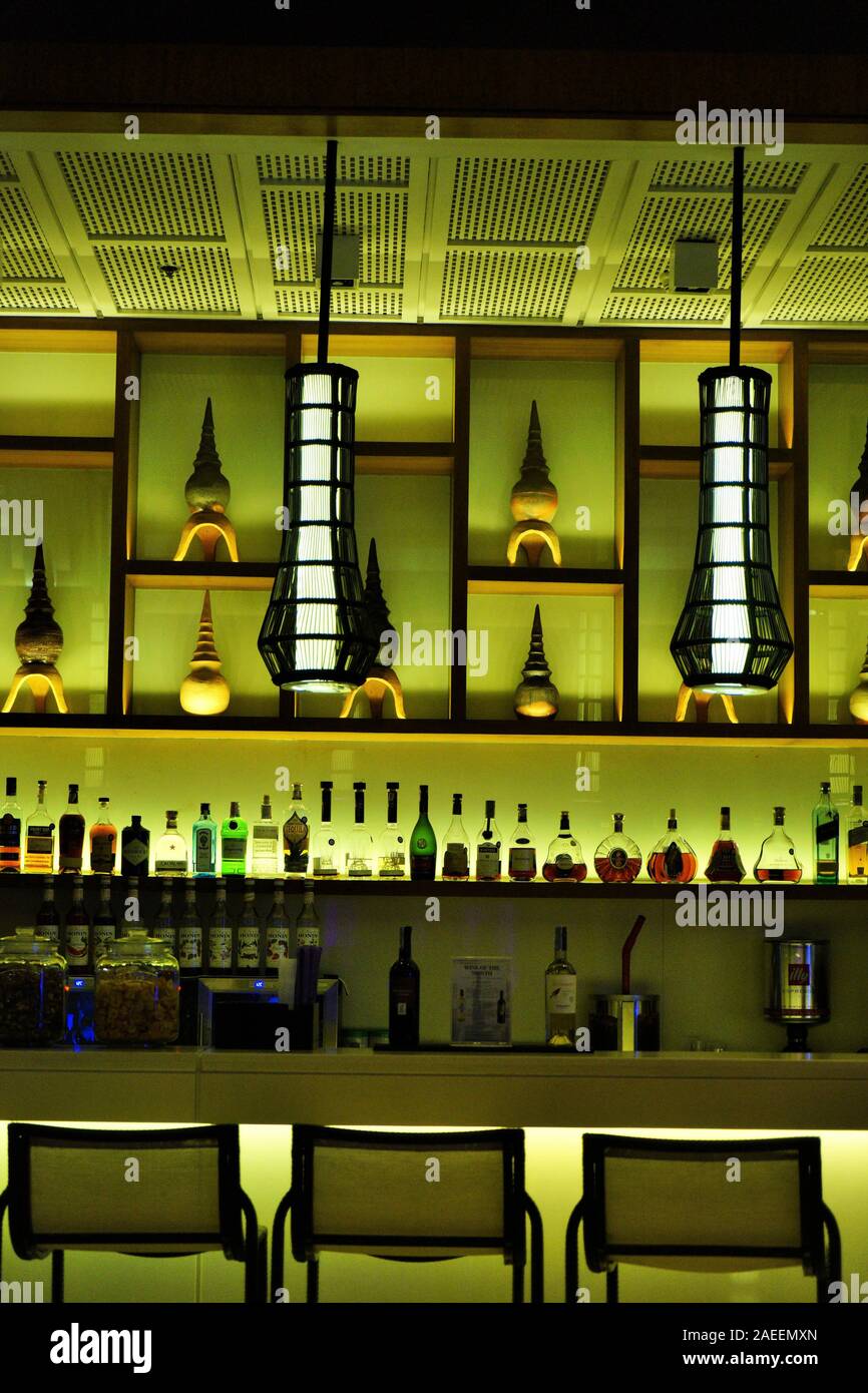Counter Bar, das Angsana Resort, Phuket, Thailand, Asien Stockfoto