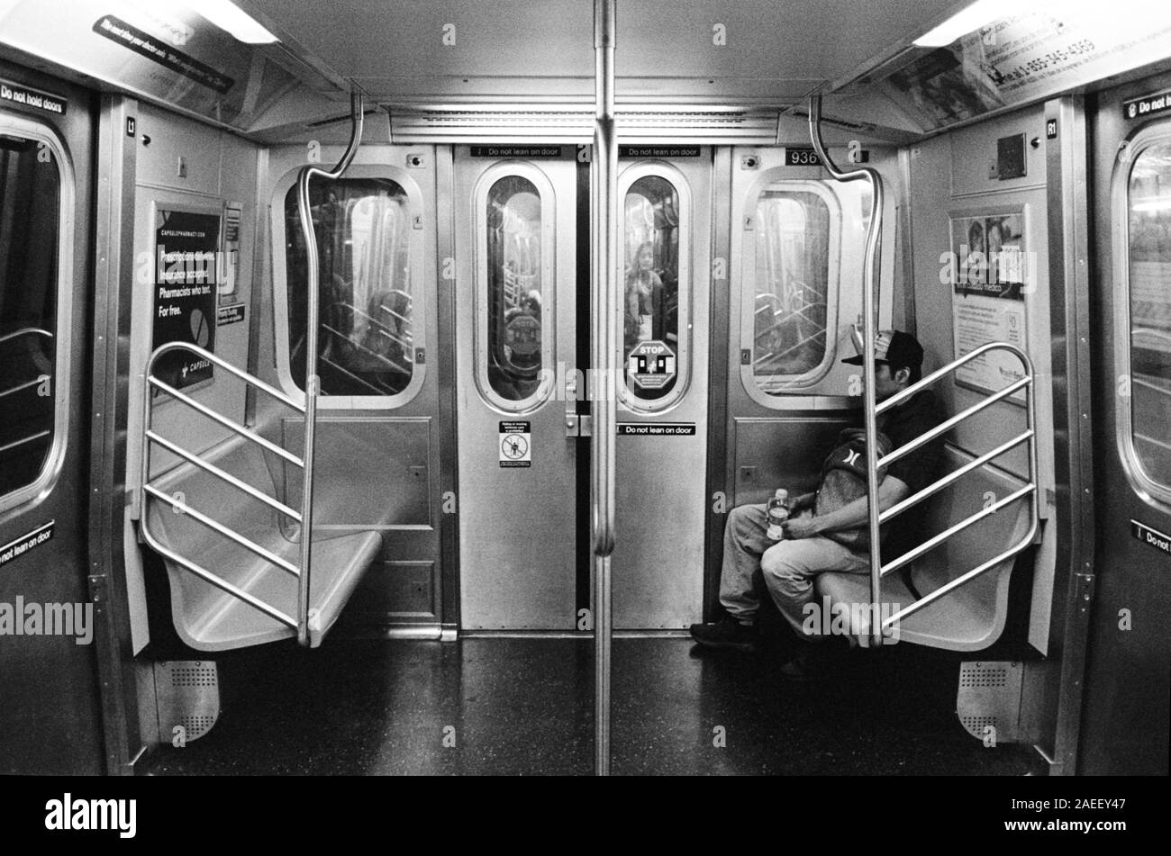 U-Bahn, New York City, Vereinigte Staaten von Amerika. Stockfoto