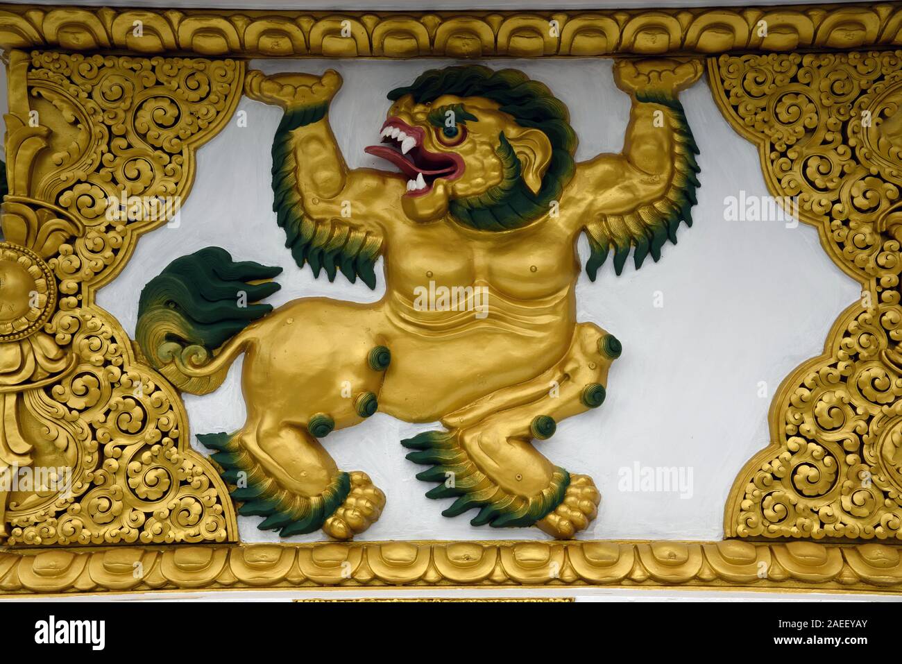 Drachen, Großen Buddha, Dordenma Kuenselphodrang, Thimpu, Bhutan, Asien Stockfoto