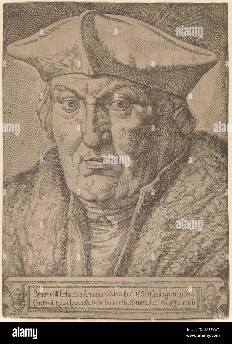Jan Cornelisz Vermeyen, Erard de La Marck, c 1550 Erard de La Marck; c. 1550 Stockfoto Jan Cornelisz Vermeyen, Erard de La Marck, c 1550 Erard de La Marck; c. 1550 Stockfoto