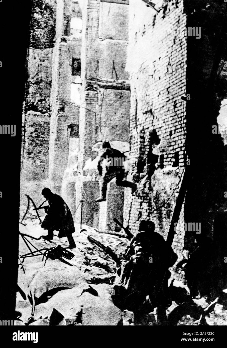 Stalingrad, die Russen verteidigen die Städte, 1942 Stockfoto
