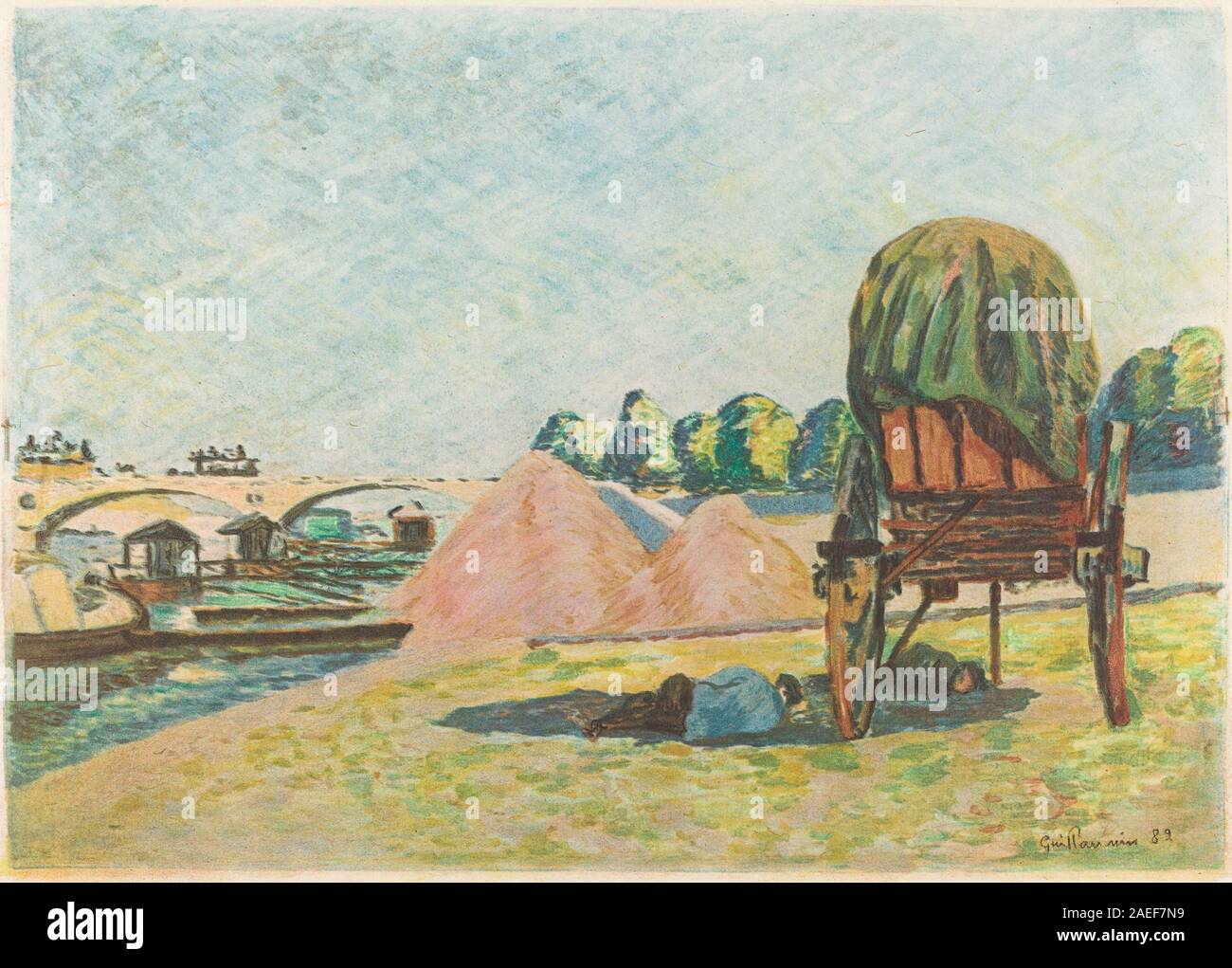 Jean-Baptiste-Armand Guillaumin, Landschaft, 1882 Landschaft; 1882 Datum Stockfoto