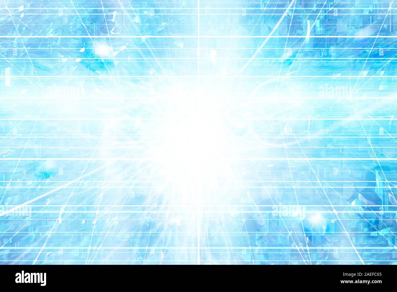 Quantum Computing und Quantum Physik Konzept Stockfoto