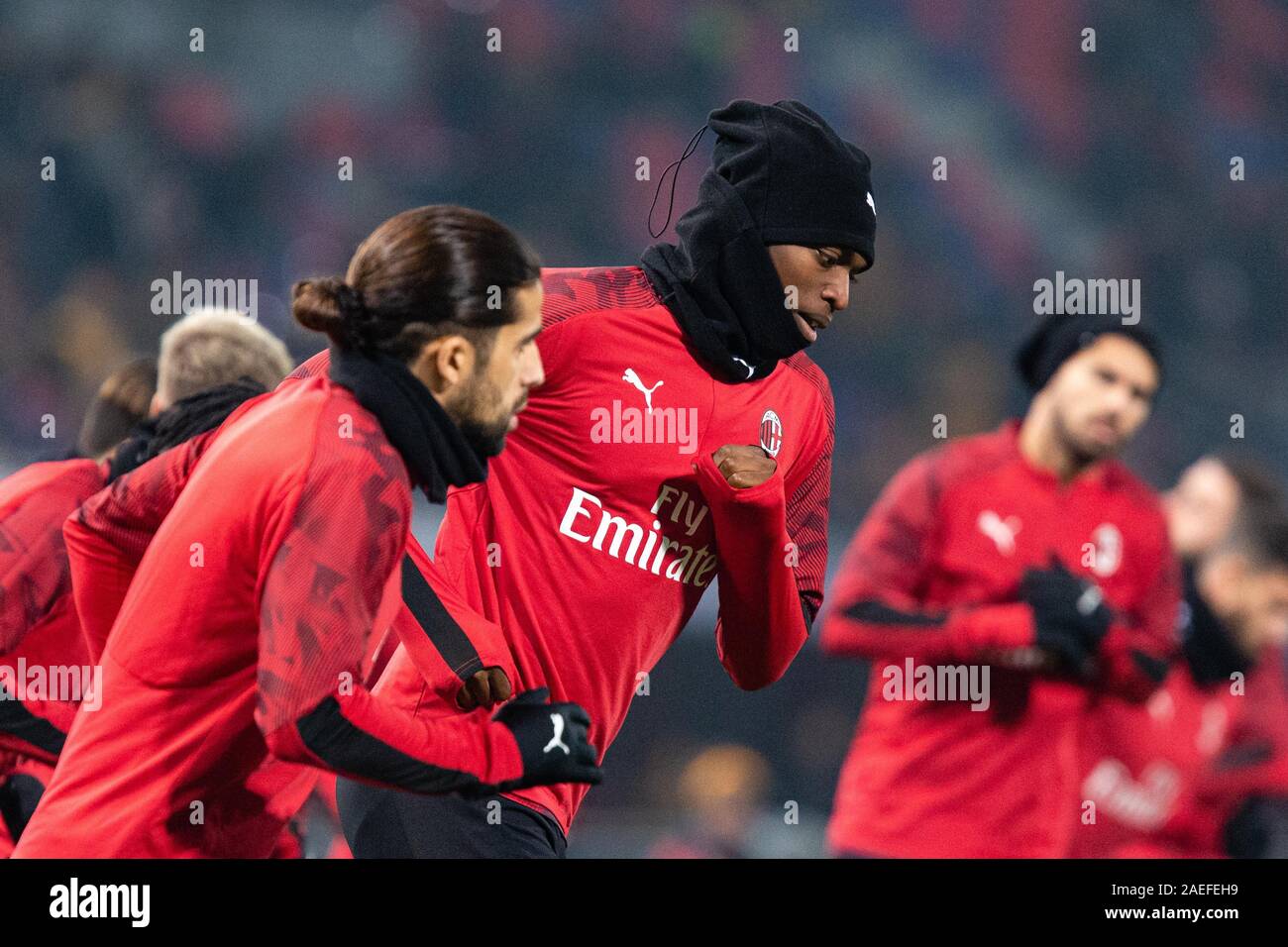 Rafael leao (Mailand) in Bologna gegen Mailand, Bologna, Italien, 08. Dez 2019, Fußball Italienische Fußball Serie A Männer Meisterschaft Stockfoto