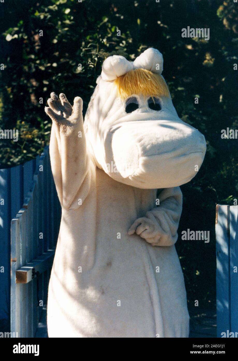 MOOMINVALLEY Finnland außerhalb Turkku aus den Erzählungen von Tove Jansson finnische Thema Stockfoto