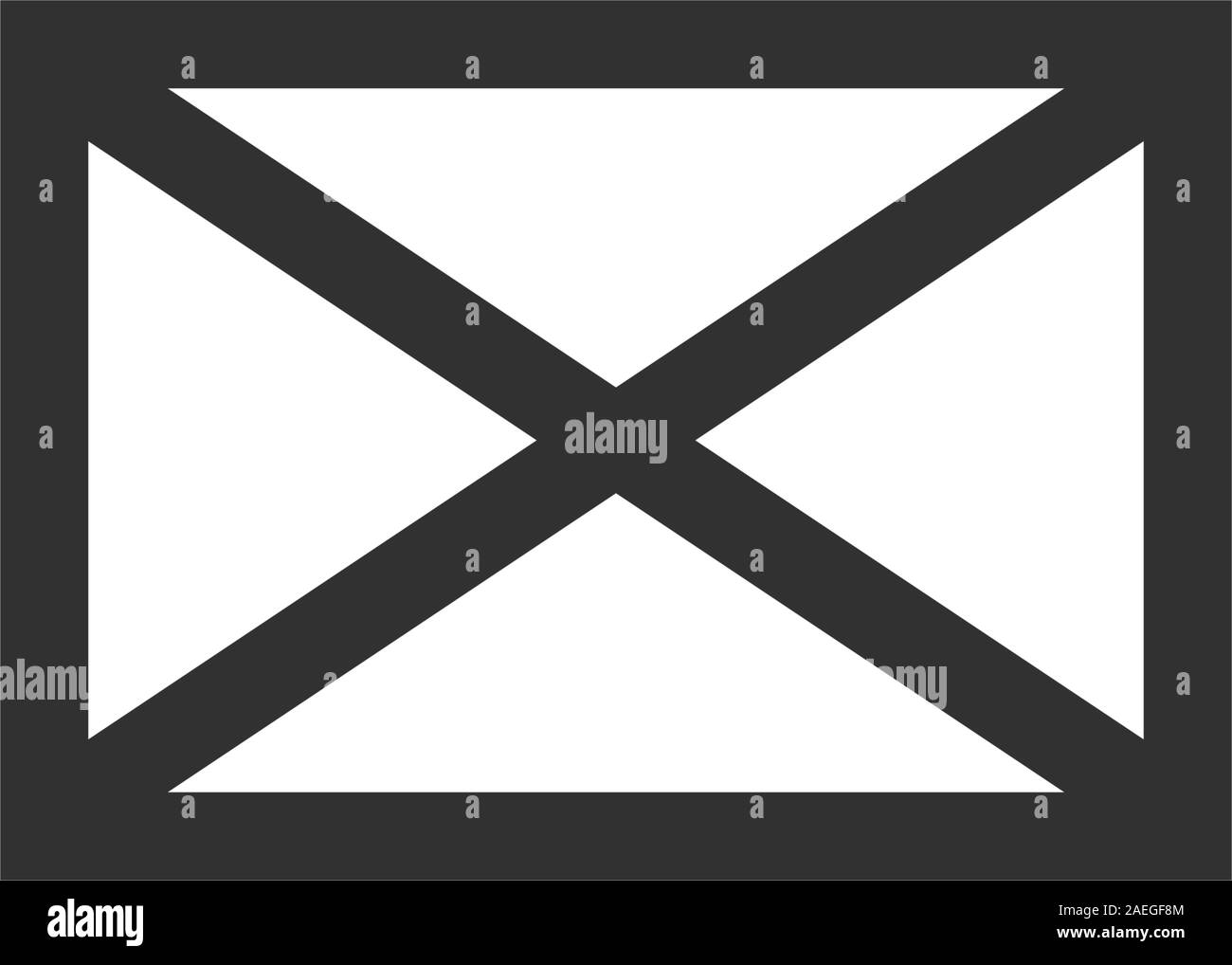 Symbol für nicht verfügbar, Symbol, Vektor Illustration isoliert Stock Vektor