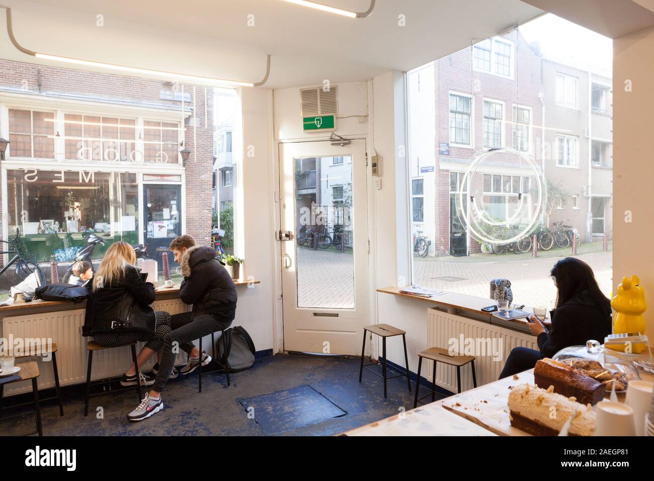 Toki Café, Amsterdam, Niederlande Stockfoto