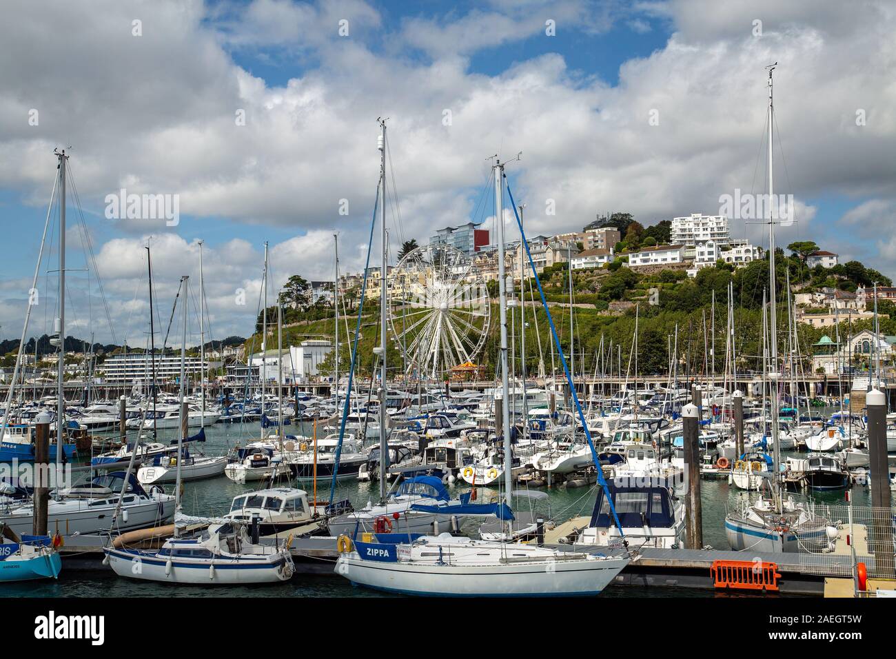 Torquay Hafen Stockfoto