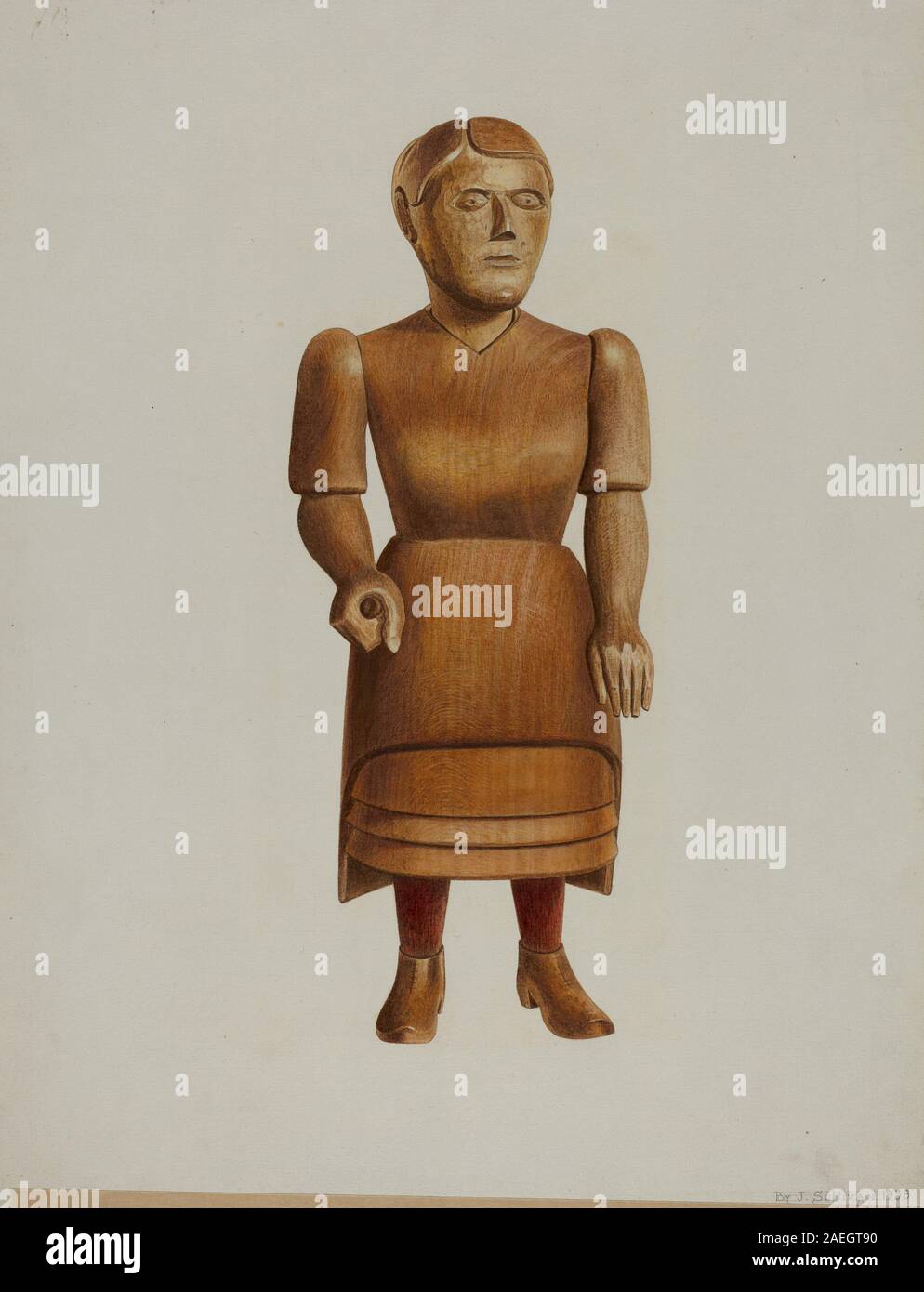 John Sullivan, Puppe, 1938 Puppe; 1938 Datum Stockfoto