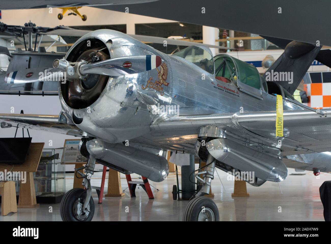 Curtiss-Wright A-22 (CW-22) Falcon im Evergreen Aviation and Space Museum in McMinnville, Oregon Stockfoto