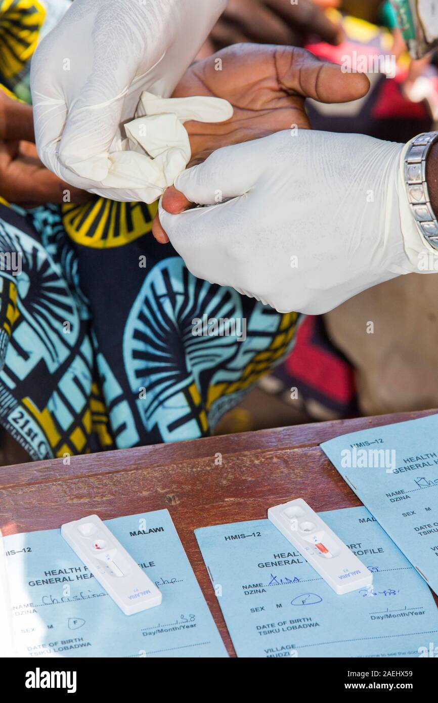 Mitte Januar 2015, drei Tage von übermäßigen Regen brachte beispiellosen Überschwemmungen an den kleinen armen afrikanischen Land Malawi. Es vertriebenen nearl Stockfoto