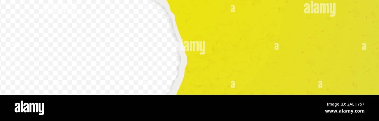 Ein Loch in der Pappe. Hintergrund der gerippten Recyclingpapier Stock Vektor