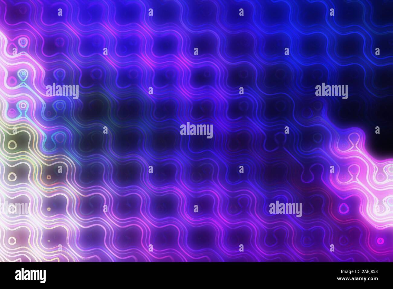 Eine abstrakte psychedelischen wellig Hintergrundbild. Stockfoto