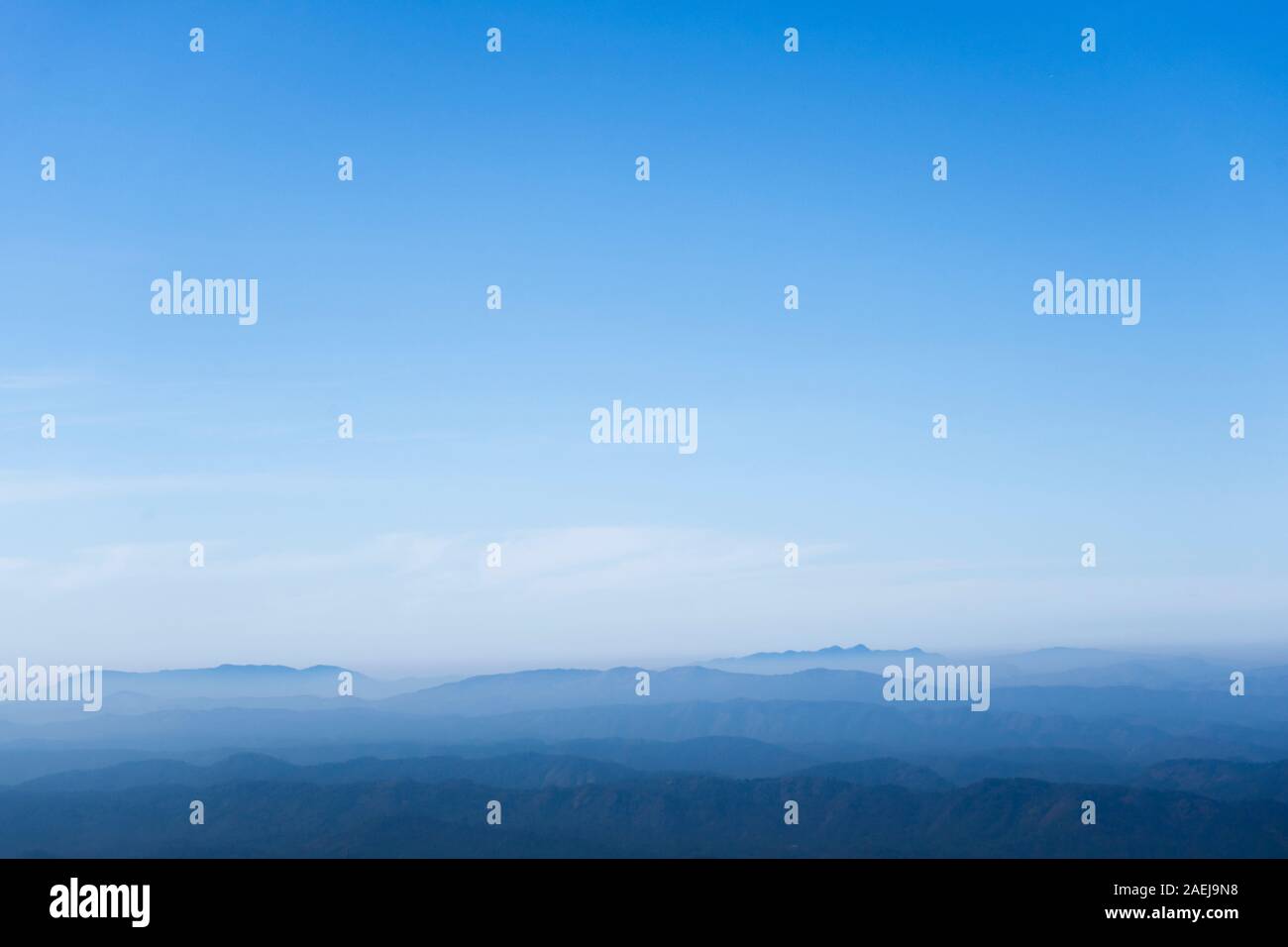 Sicht über die Landschaft rund um Munnar, Kerala, Indien Stockfoto