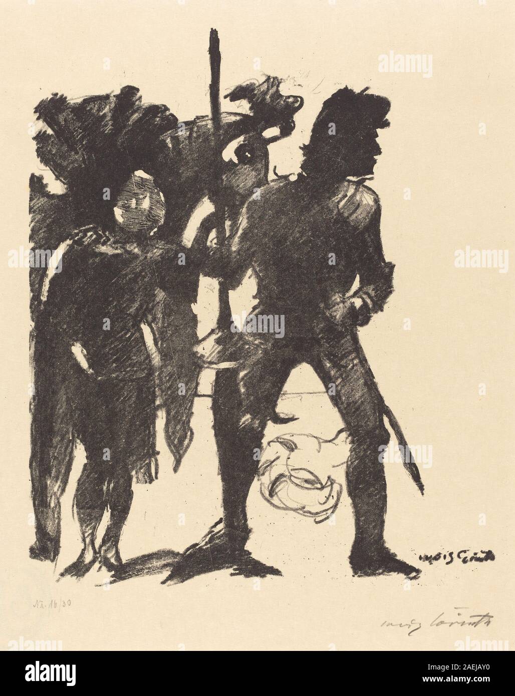 Lovis Corinth, Götz von Berlichingen (Das Leben des Götz von Berlichingen von ihm Selbst Erzähct), 1920 Götz von Berlichingen (Das Leben des Götz von Berlichingen von ihm Selbst Erzähct); 1920 Datum Stockfoto