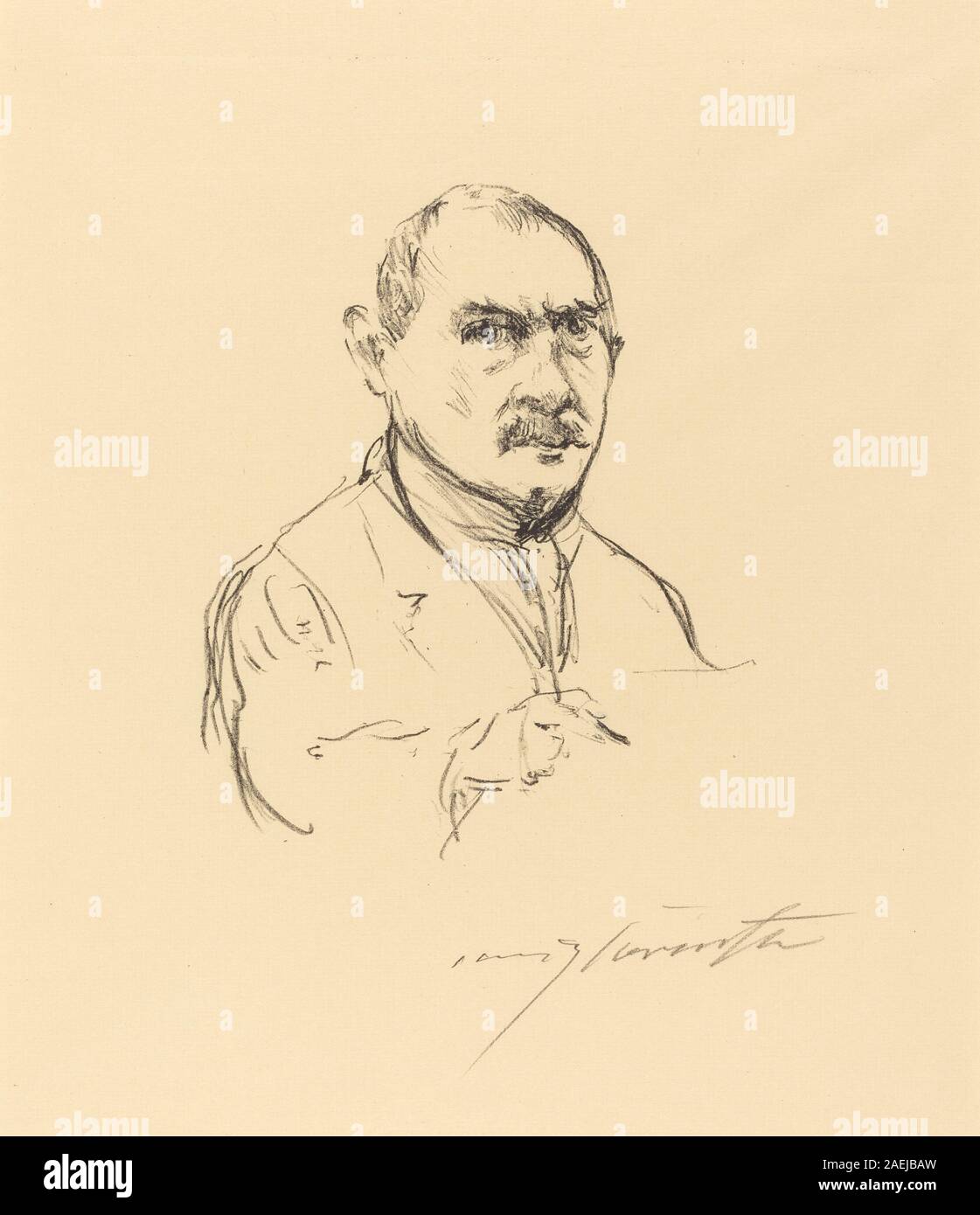 Lovis Corinth, Selbstbildnis (Selbstbildnis), 1914 Selbstbildnis (Selbstbildnis); 1914 Datum Stockfoto