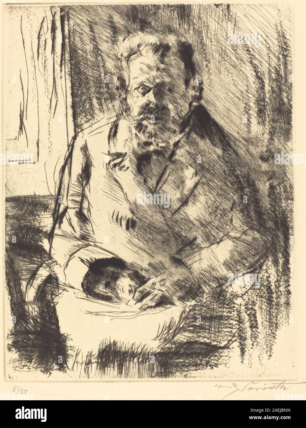 Lovis Corinth, der Dichter (Der Dichter), 1920 der Dichter (Der Dichter); 1920 Datum Stockfoto