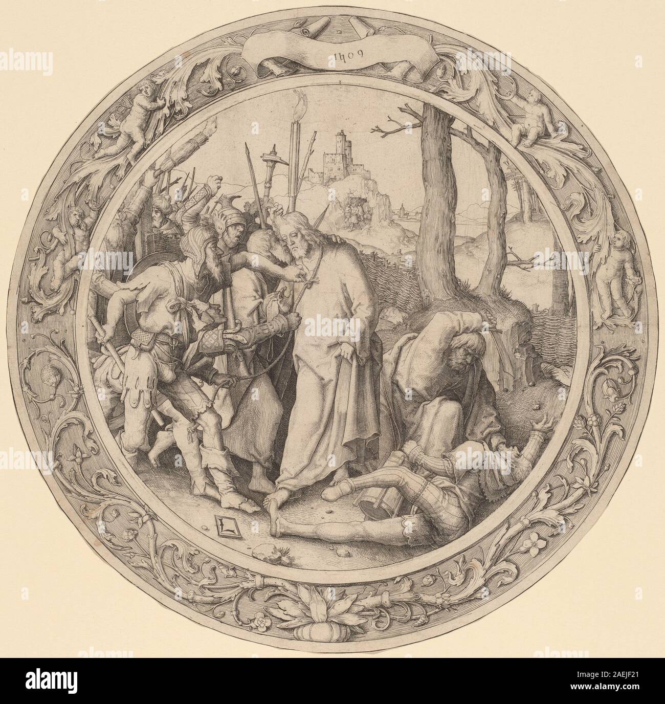 Lucas van Leyden, der Gefangenschaft, 1509 Die Gefangenschaft; 1509 Datum Stockfoto