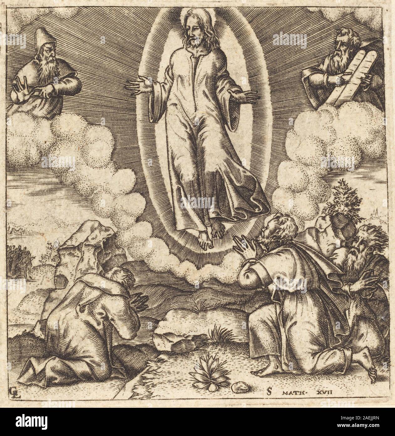 Léonard Gaultier, die Verklärung, wahrscheinlich c 1576-1580 Die Verklärung; wahrscheinlich C. 1576/1580 Stockfoto