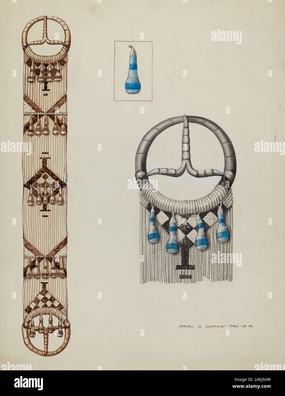 Majel G Claflin, Spanisch Cinch, c 1937 Spanisch Cinch; C. 1937 Stockfoto