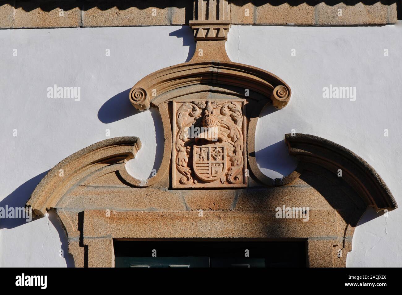 Der Mateus-Palast, die Casa de Mateus oder Palácio de Mateus - die Heimat von Mateus Rose - gilt als das schönste Gebäude der Welt. Stockfoto