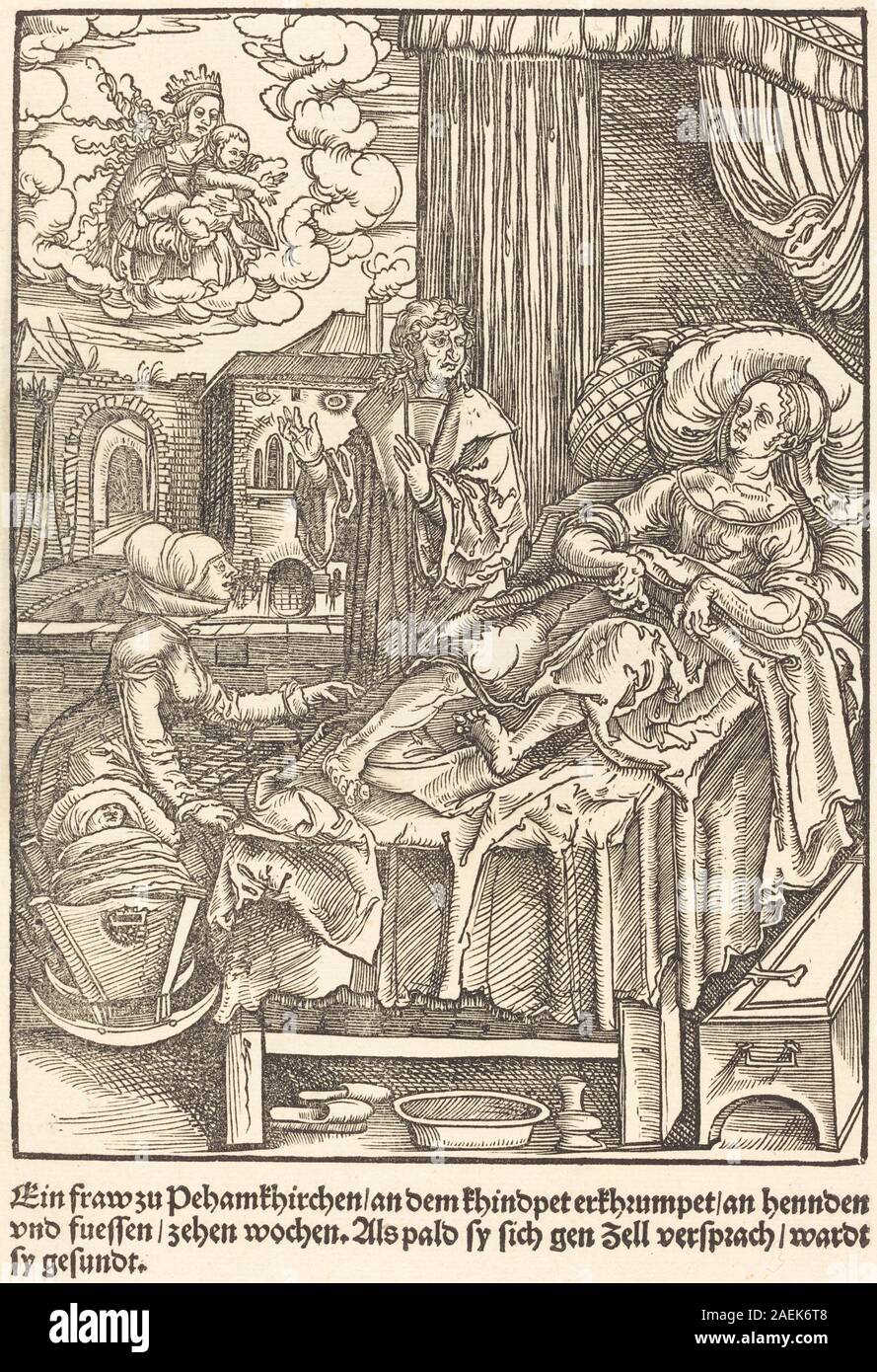 Master der Wunder von Mariazell, Ein fraw zu Peham Kirchen, c 1503 Ein fraw zu Peham Kirchen ...; circa 1503 Datum Stockfoto