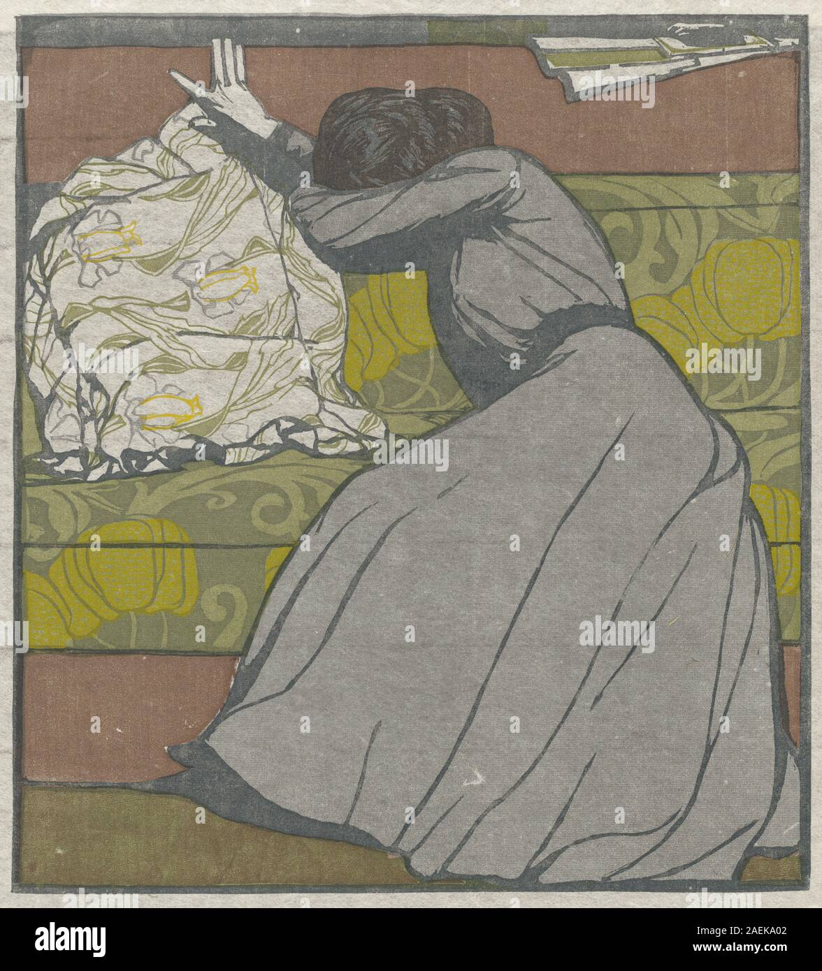 Max Kurzweil, der Polster (das Kissen), 1903 Der Polster (das Kissen); 1903 Datum Stockfoto