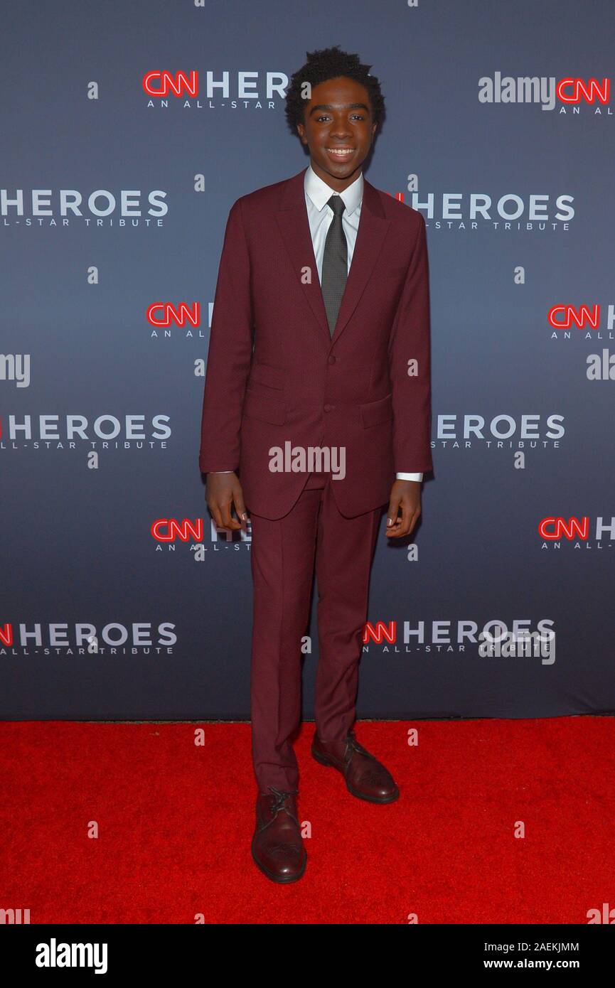 NEW YORK, NY - 08 Dezember: Caleb Mclaughlin besucht die 13. jährlichen CNN Helden im Amerikanischen Museum für Naturgeschichte am 08 Dezember, 2019 in Neue Stockfoto