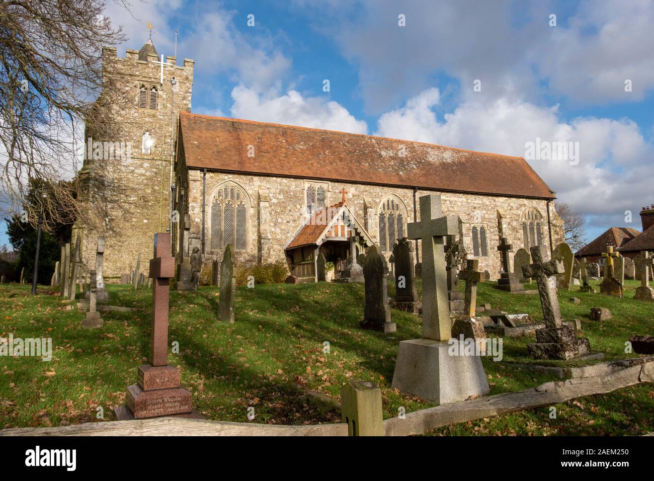 St. George's Kirche, Brede, East Sussex, Großbritannien Stockfoto