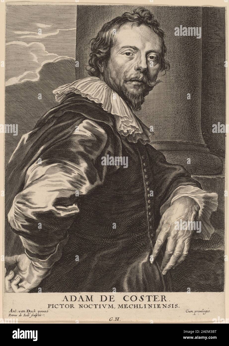 Pieter de Jode II nach Sir Anthonis van Dyck, Adam De Coster, vermutlich 1626-1641 Adam De Coster; wahrscheinlich 1626/1641 Stockfoto