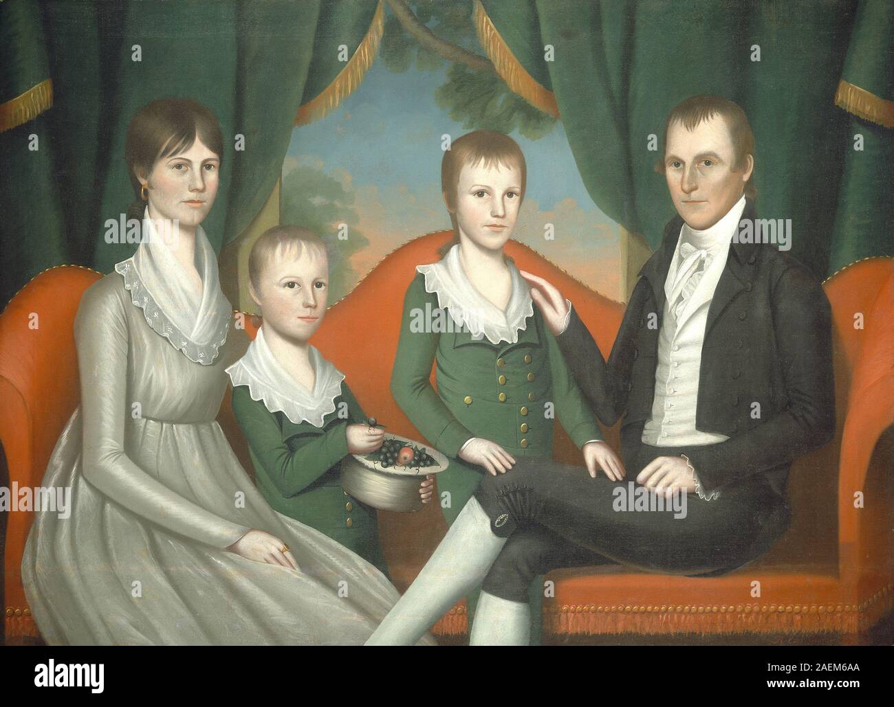 Ralph Eleaser Whiteside Earl, Family Portrait, 1804 Family Portrait; 1804 Datum Stockfoto