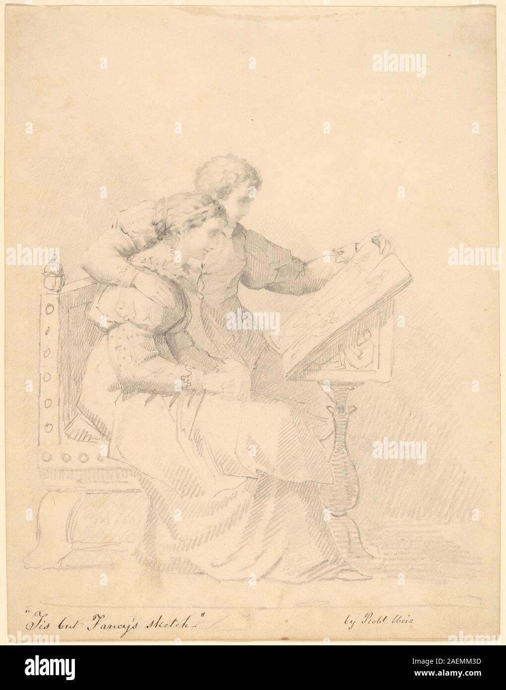 Robert Walter Wehr, Tis, aber Lust auf der Skizze, 1850s, Tis, aber Lust auf der Skizze; 1850 s Stockfoto