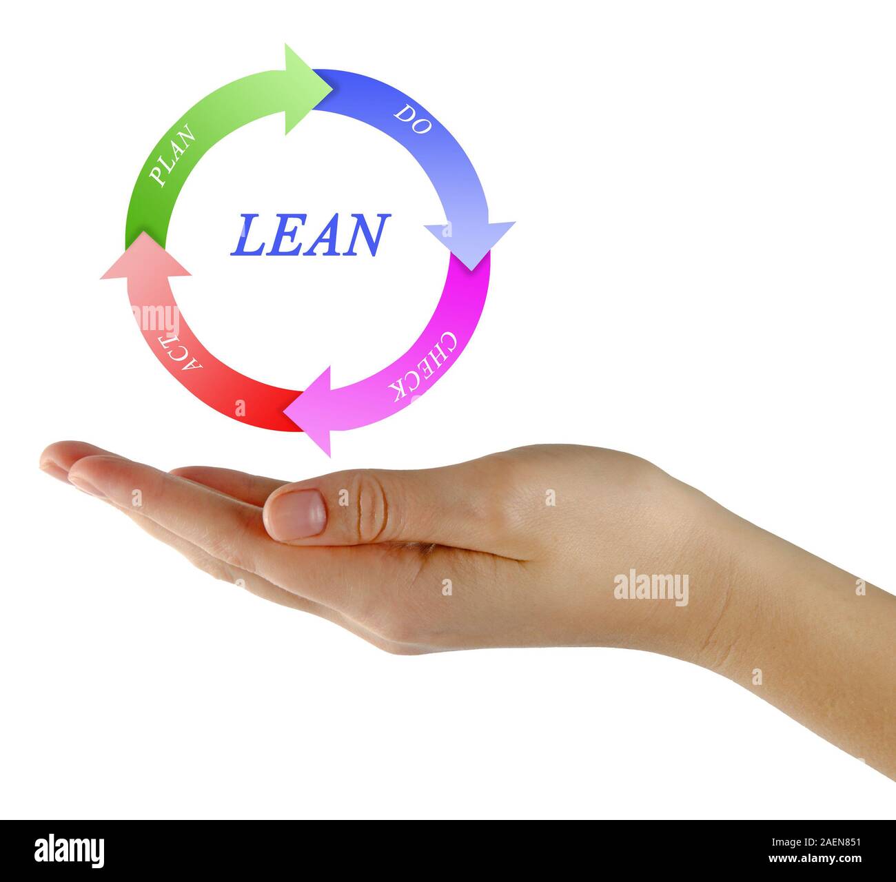 Business Management Diagramm Stockfoto