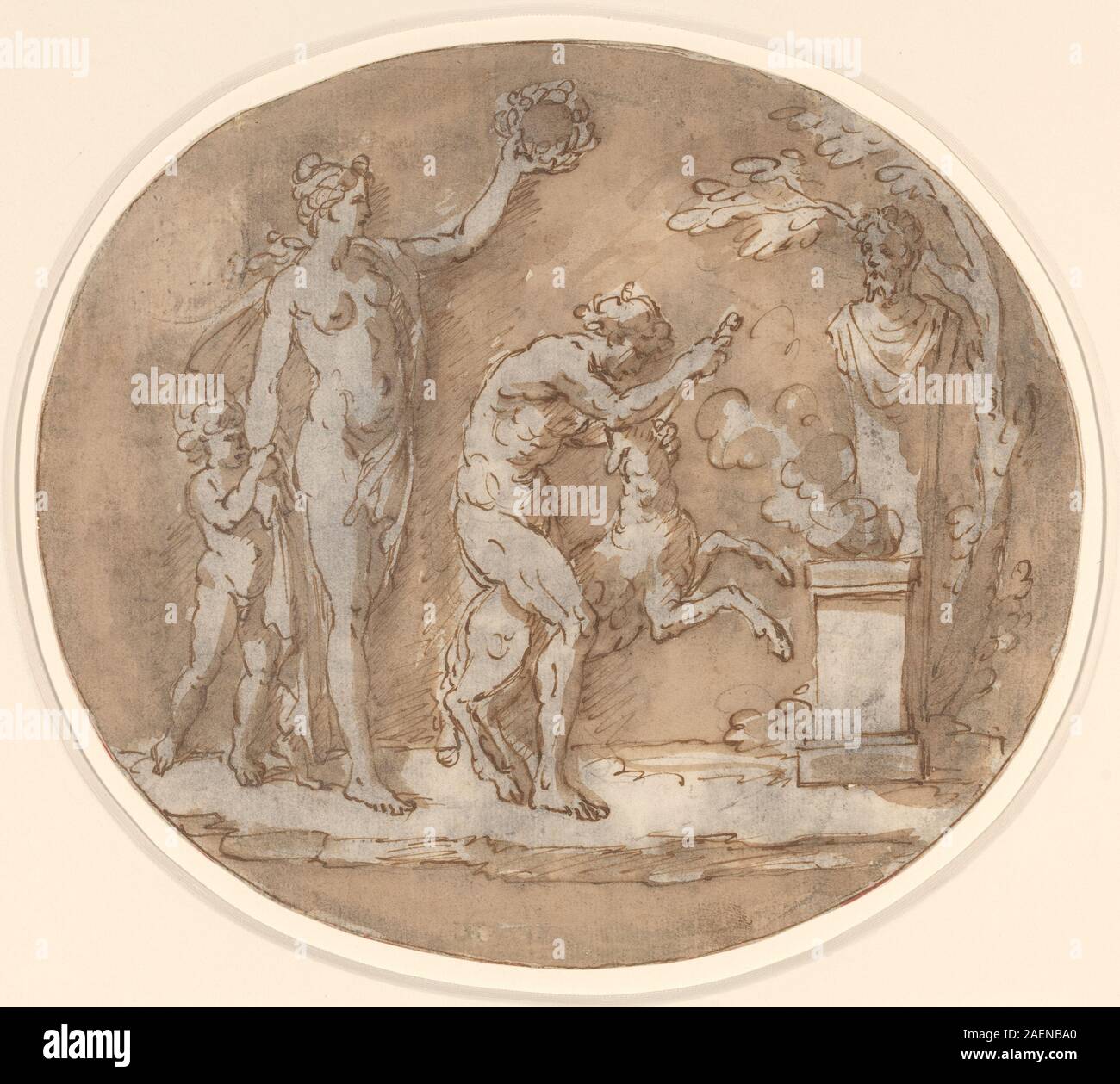 Stil von Angelica Kauffmann, Antike, antike Gegenstand Stockfoto