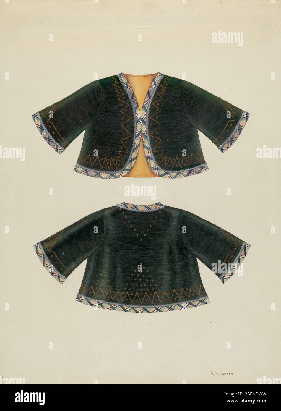 Syrena Swanson, Lady's Bolero, c 1940, Lady's Bolero; c. 1940 Stockfoto