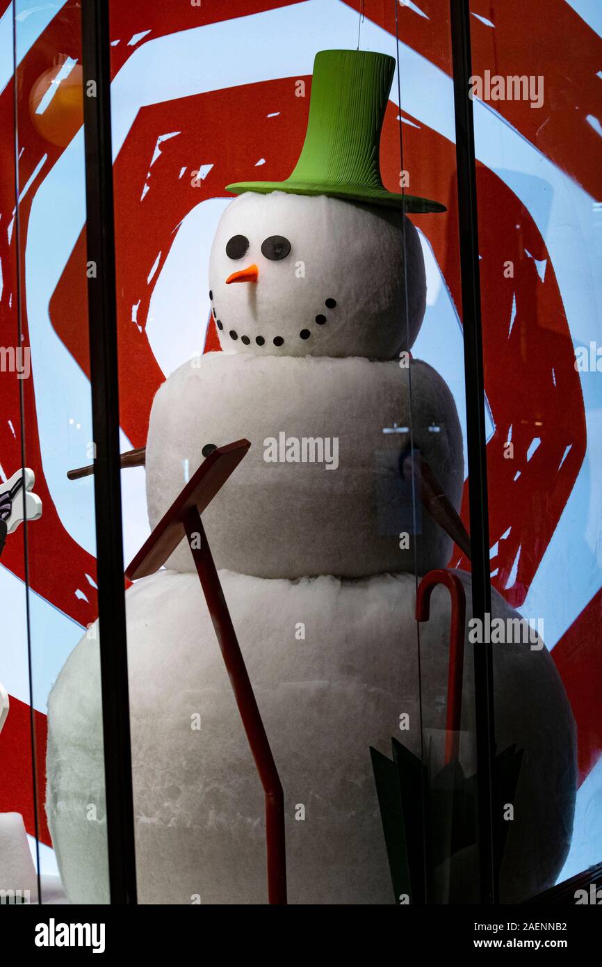 Windows in London Geschäfte - Weihnachten 2019 Stockfoto