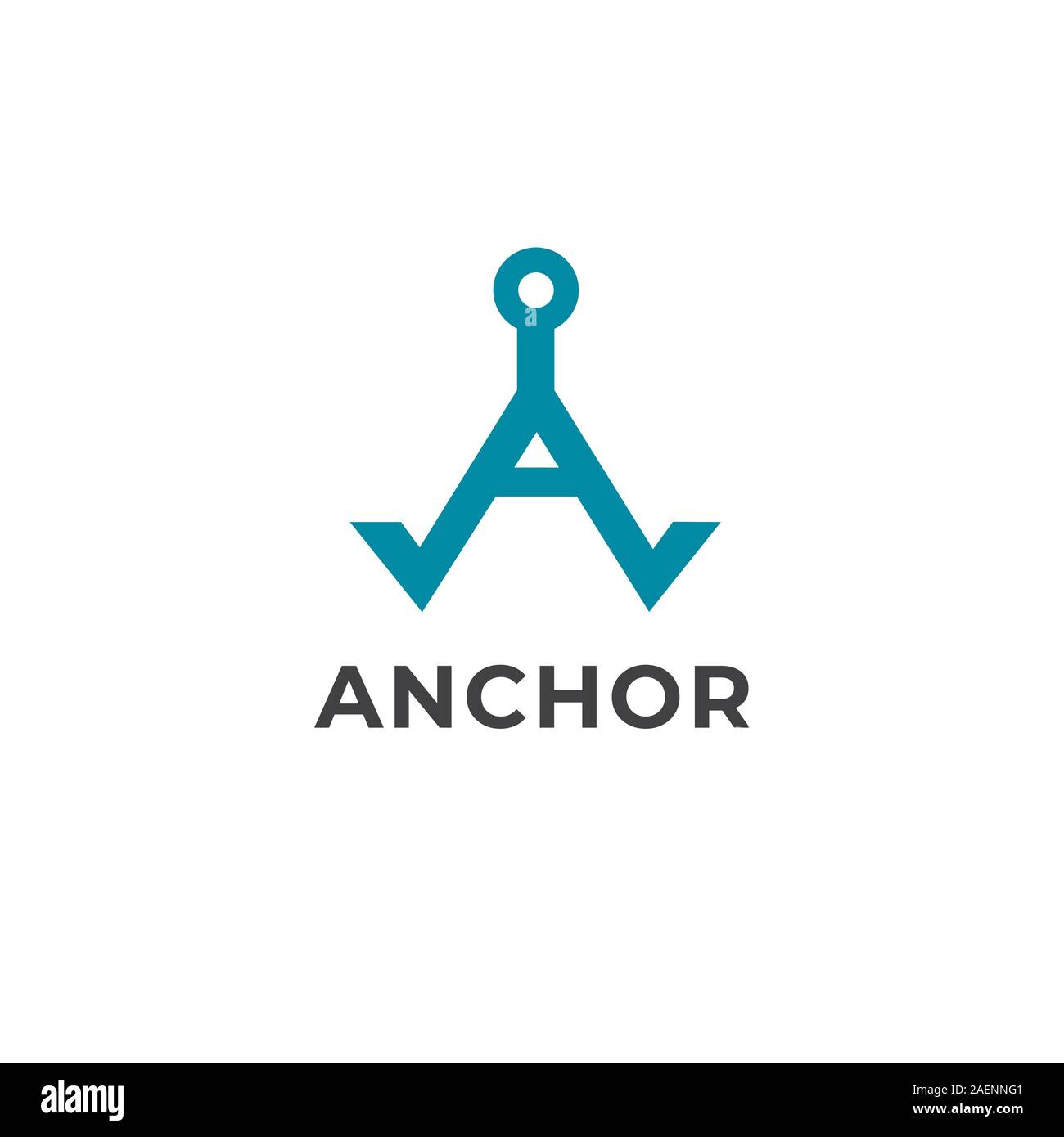 Anker vektor Logo. Anker Vektor icon. Anker Emblem. Anker Abzeichen Stock Vektor