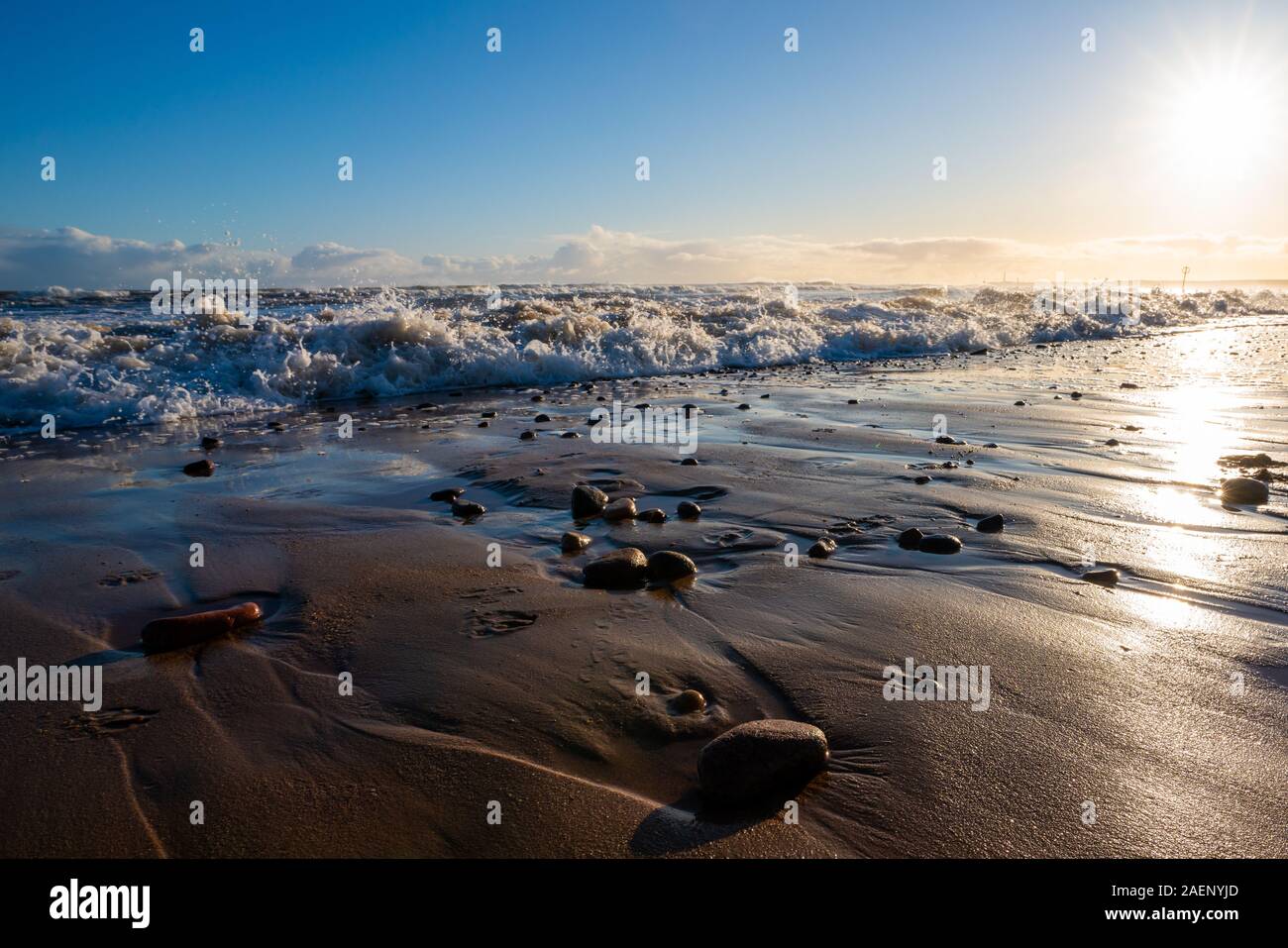 Aberdeen-Strand Stockfoto