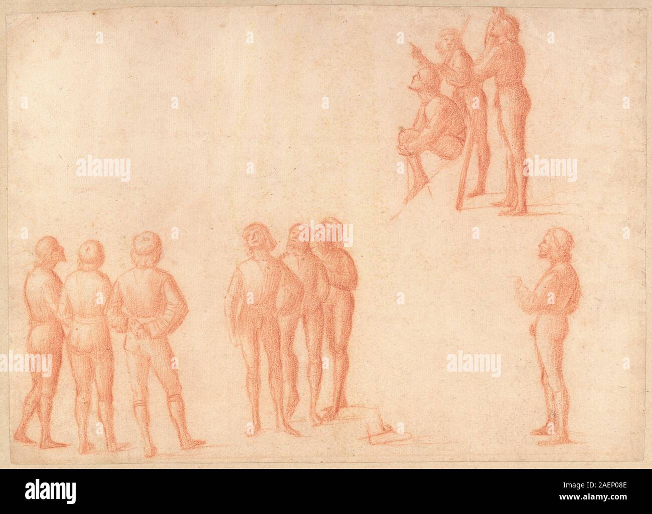 Vittore Carpaccio, Gruppen der männlichen Figuren, c 1514, Gruppen von männlichen Figuren; c. 1514 Stockfoto