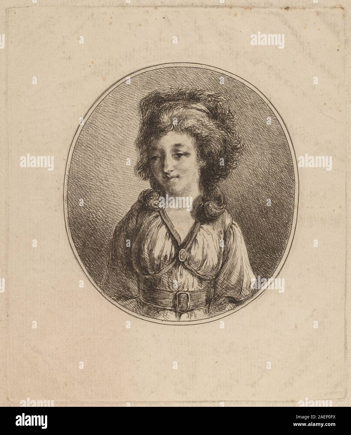 Vivant Denon, Anne-Dorothée, duchesse de Courlande, 1790s, Anne-Dorothée, duchesse de Courlande; 1790 s Datum Stockfoto