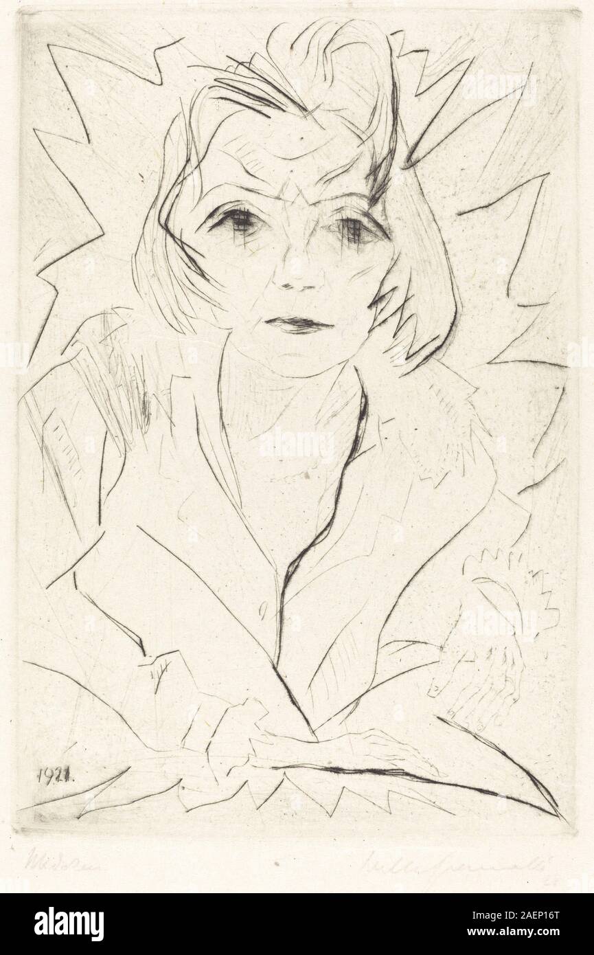 Walter Gramatté, Madchen (Girl), 1921, Madchen (Mädchen); 1921 Datum Stockfoto