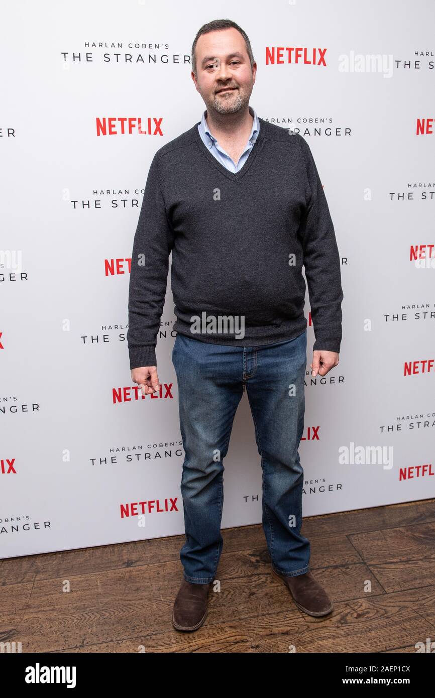 Richard Gebühr die Teilnahme an der Fremden - Netflix Original Presse Screening, das Soho Hotel, London. Stockfoto