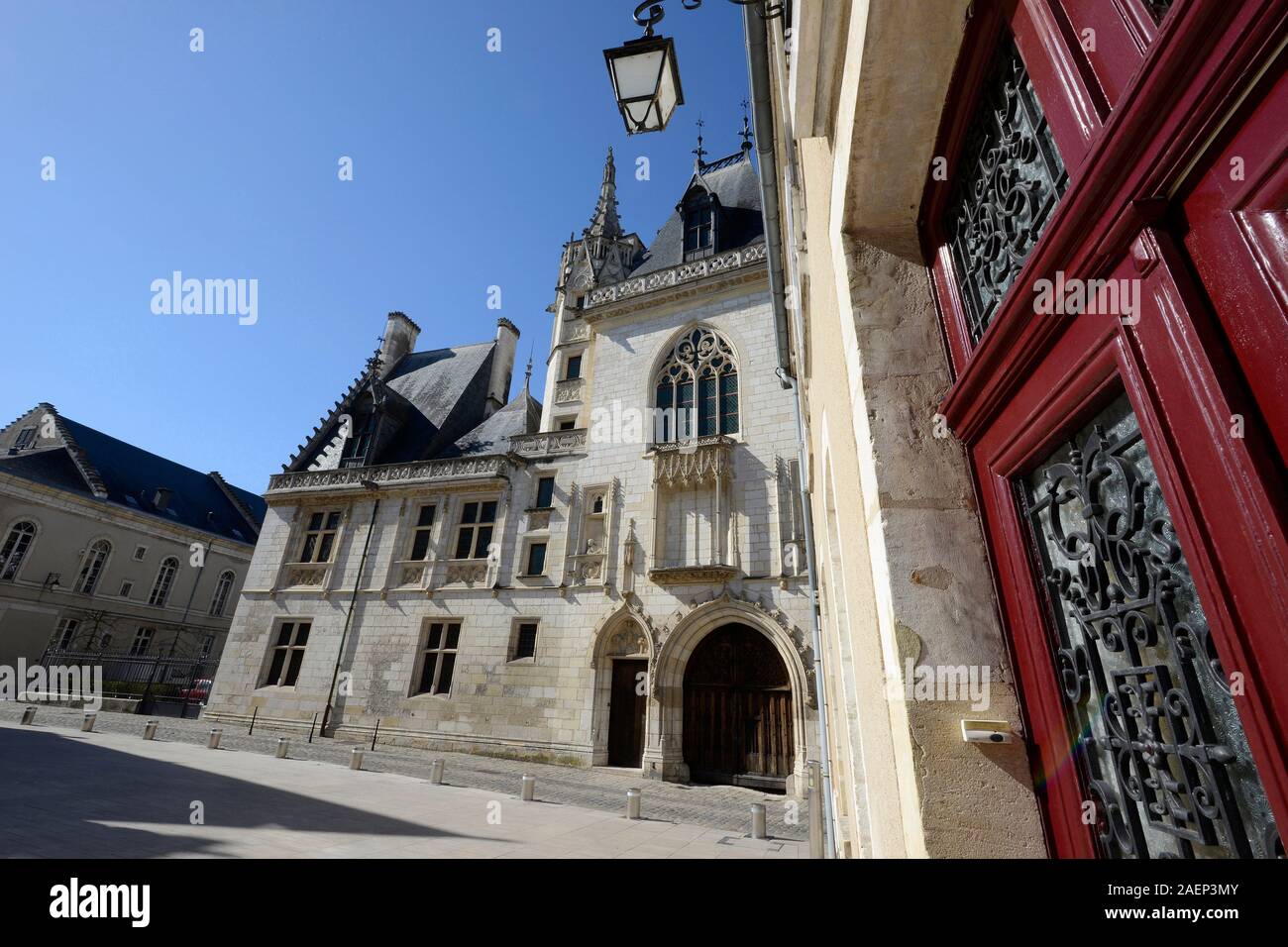 Bourges (Frankreich): patrizierhaus "Palais Jacques Coeur" Stockfoto