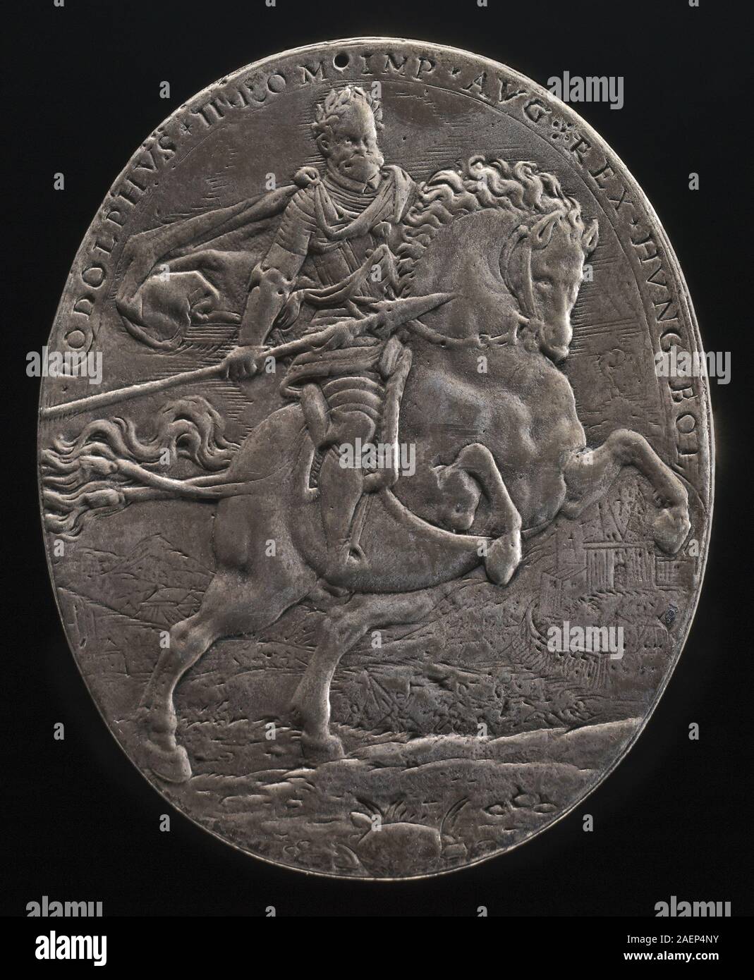 Westeuropa des 17. Jahrhunderts nach Adriaen de Vries, Kaiser Rudolf II., c 1600-1610, Kaiser Rudolf II.; c. 1600/1610 Stockfoto