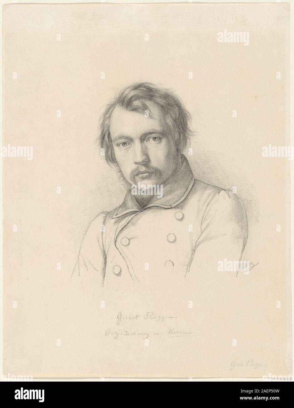 Wilhelm Joseph Heine, Gisbert Flüggen, 1830 s, Gisbert Flüggen; 1830 s Stockfoto
