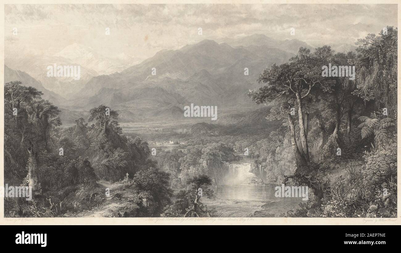 William Forrest, Frederic Edwin Church, im Herzen der Anden, 1862, im Herzen der Anden; 1862 Datum Stockfoto